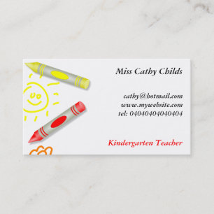 Crayon House, Business Card