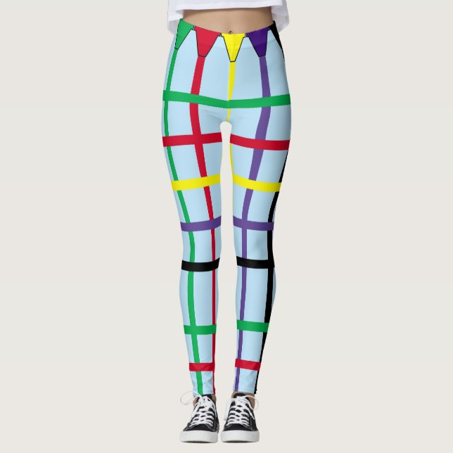 Crayon Lines Leggings (Front)