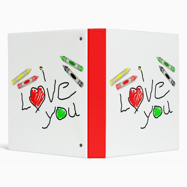 Crayon Love Binder (Background)