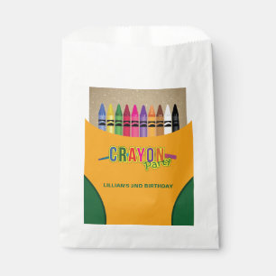 Crayon Party Favour Bag