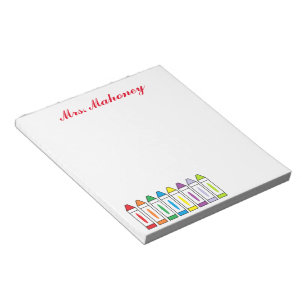 Crayon Personalized Notepad