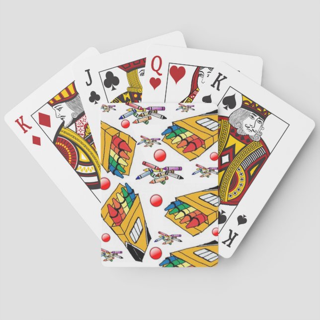 Crayon Playing Card Deck (Back)