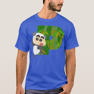 Crayon Shin-chan FUN FUN STUDY A to Z P Premium T-Shirt