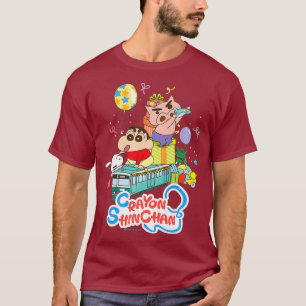 Crayon Shin-chan Shin-chan and train party time T-Shirt