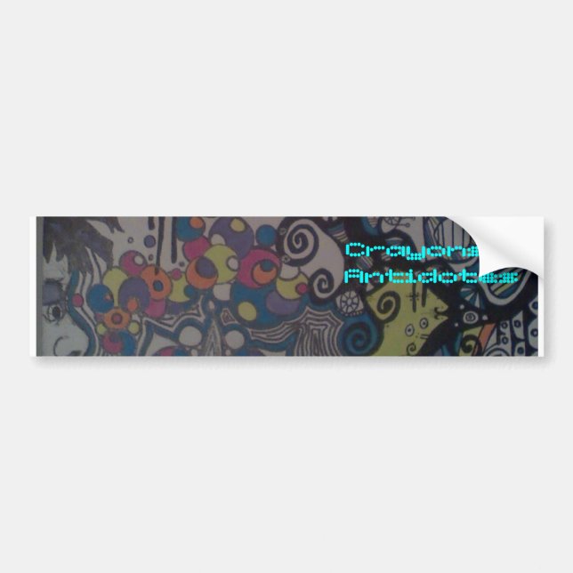 Crayons & Antidotes Bumper Sticker (Front)
