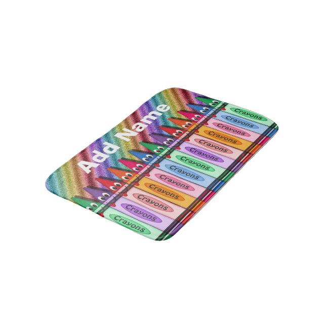 Crayons Bedroom Rug Mat Home Decor (Angled)