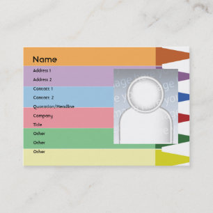 Crayons - Chubby Business Card