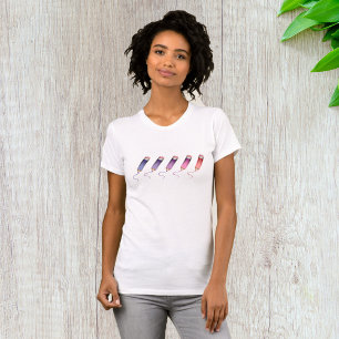 Crayons de Couleur T-Shirt Femme