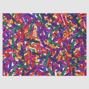 Crayons Kids Crayon Decoupage background Tissue Paper