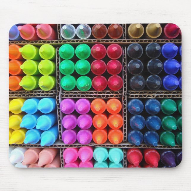 Crayons mousemat mouse pad (Front)