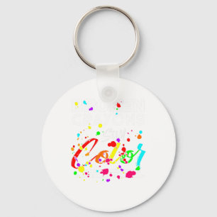 Crayons Still Colour Cute Mental Health Awareness Keychain