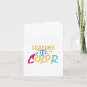 Crayons Still Colour - Mental Health Awareness Card