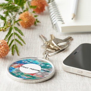 Crayons texture keychain