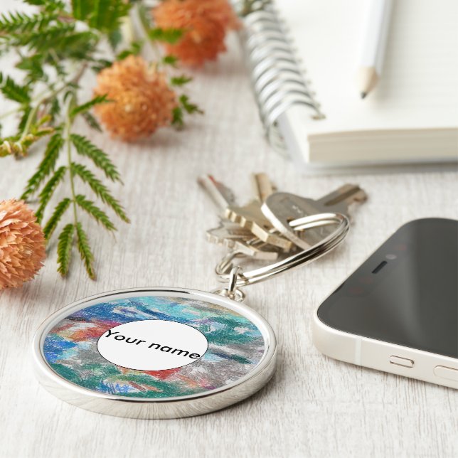 Crayons texture keychain (Side)