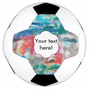 Crayons texture soccer ball