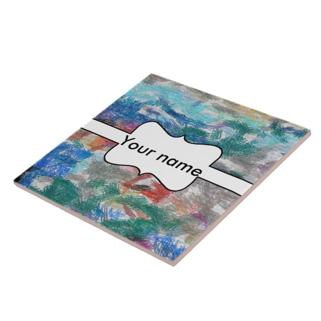 Crayons texture tile (Side)