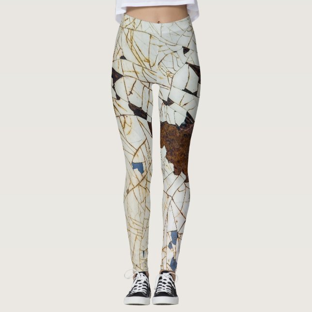 Crazed Paint Leggings (Front)