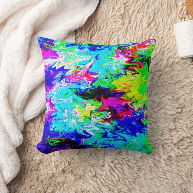 Crazed River...... Throw Pillow (Blanket)