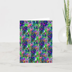 Crazee squiggly garden.... card