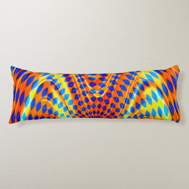 Crazeee waves....... body pillow (Front)