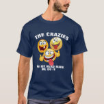 Crazies In My Head Tee - Funny Emoji Shirt<br><div class="desc">When your emojis run the show! This viral 'Crazies In My Head' design is perfect for: 🧠 Mental health humour (therapy-approved coping mechanism) 📱 Meme lovers (Instagram/TikTok-worthy chaos) 👯 Friend groups (matching "brain trust" outfits) Why it slays: ✅ Ultra-soft tri-blend (for overthinking comfort) ✅ Vibrant, fade-resistant print (just like your...</div>