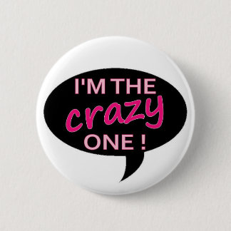 crazy 2 inch round button