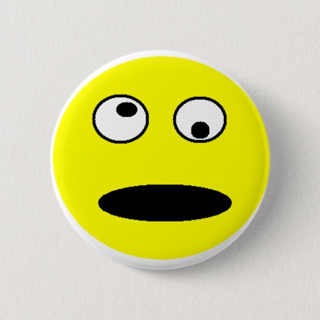Crazy 2 Inch Round Button (Front)