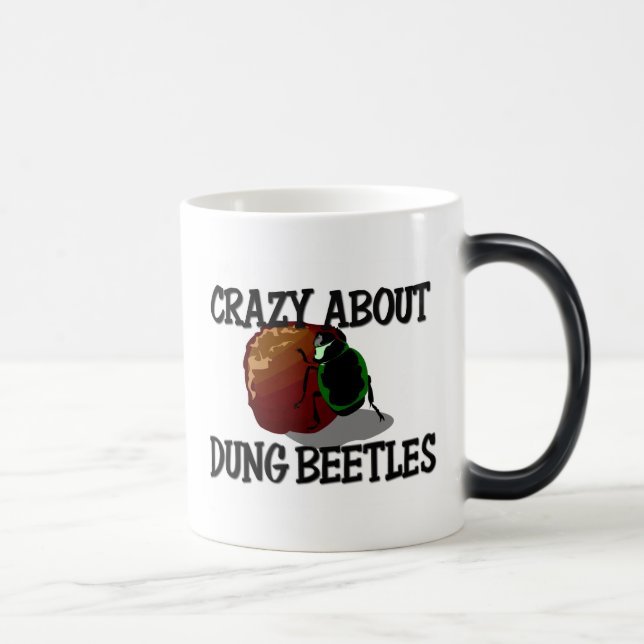 Crazy About Dung Beetles Magic Mug (Right)