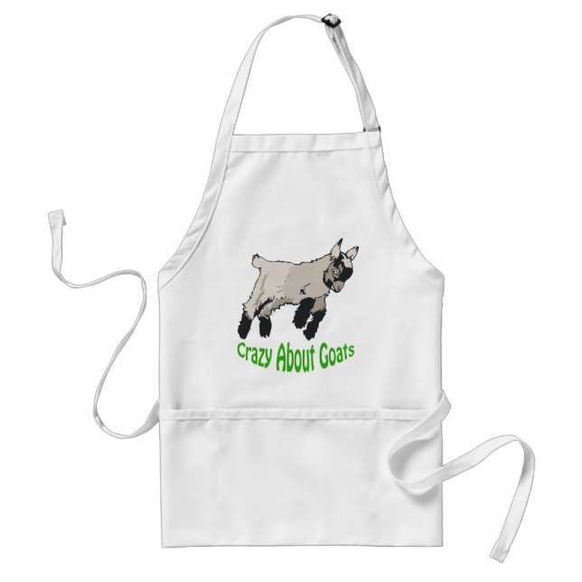 Crazy About Goats Standard Apron (Front)