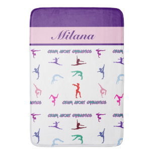 Crazy About Gymnastics Bath Mat