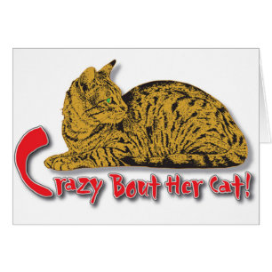 Crazy About Her Cat!