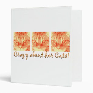 Crazy About Her Cats! Binder