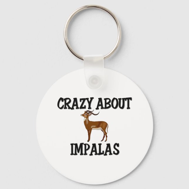 Crazy About Impalas Keychain (Front)