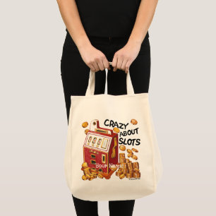 Crazy About Slots Tote Bag