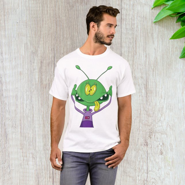 Crazy Alien Mens T-Shirt (Creator Uploaded)