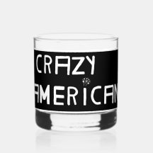 CRAZY AMERICAN COCKTAIL GLASS SET