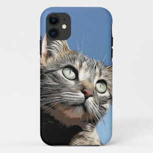 Crazy And Cute Kitty iPhone 11 Case