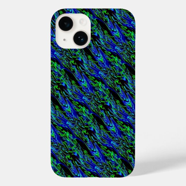 Crazy Artdeco in Funky Rainbow Style Case-Mate iPhone Case (Back)