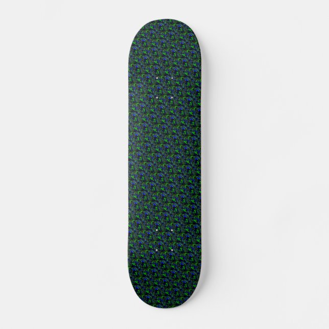 Crazy Artdeco in Funky Rainbow Style Skateboard (Front)