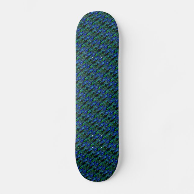 Crazy Artdeco in Funky Rainbow Style Skateboard (Front)