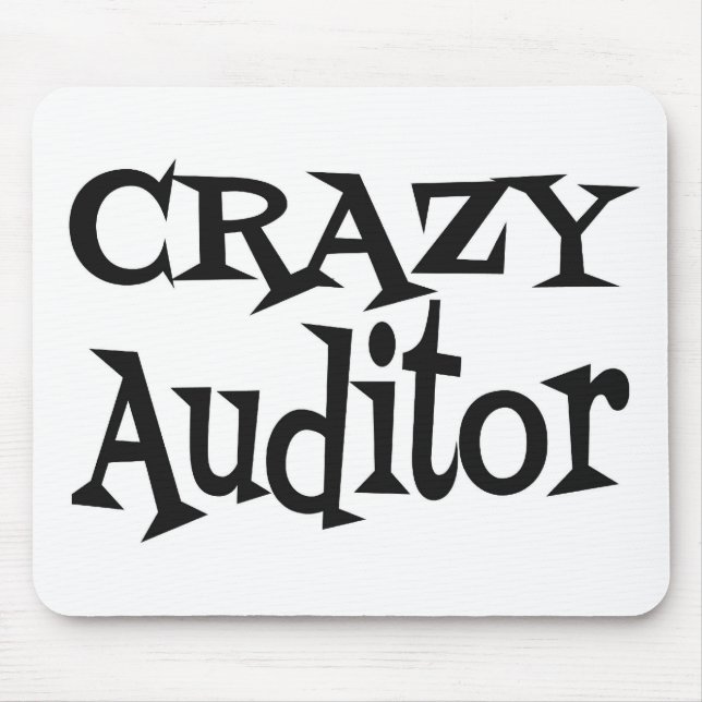 Crazy Auditor Mouse Pad (Front)