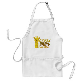 crazy baby giraffe standard apron