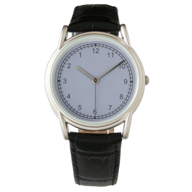 crazy backwards watch light blue (Front)
