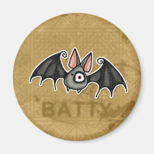 crazy bat magnet