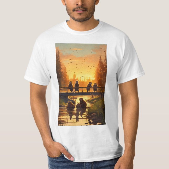Crazy beavers  T-Shirt (Front)
