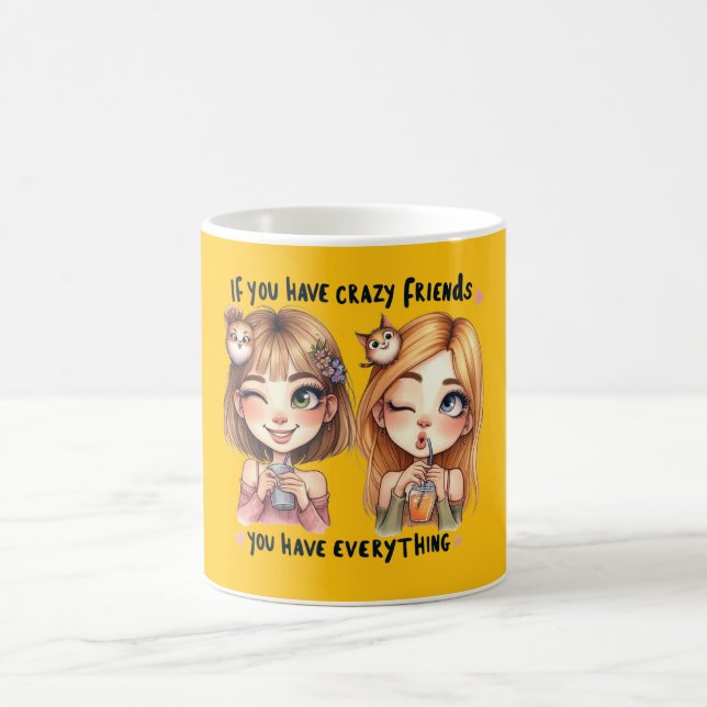 Crazy Best Friends Mug (Center)