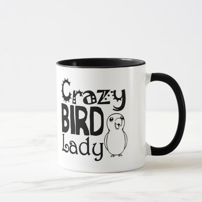 Crazy bird lady mug (Right)