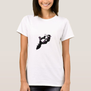 Crazy Black and White Tuxedo Kitty T-Shirt