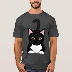 Crazy Black Cat Kitty Kitten Animal Catitude T-Shirt