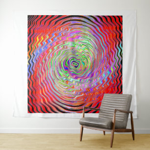 Crazy black light night.... tapestry